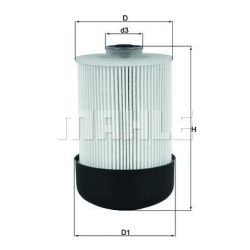 FILTER NAFTE RENO MASTER OPEL VIVARO 2.5d 2010- MAHLE