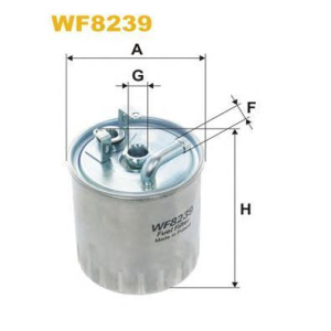 FILTER NAFTE MERCEDES SPRINTER VITO CDI 2000-2006 WIX