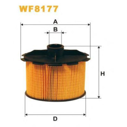 FILTER NAFTE CITROEN-PEZO PARTNER 1.9D 1996- WIX