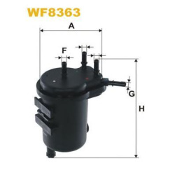 FILTER NAFTE RENAULT MEGANE 1.5 dci 2003-2010 WIX