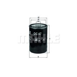 FILTER ULJA GOLF-PASAT BENZINCI 1980-1996 MAHLE