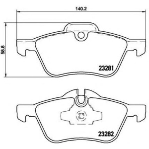 PLOČICE PREDNJE MINI R50-R53 -2007 BREMBO