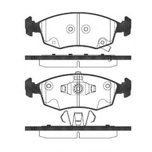 PLOČICE PREDNJE FIAT 500L 0.9-1.6 12-