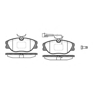 Pločice prednje Fiat Croma 129.9mm RH