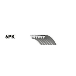 KANALNI KAIŠ 6PK955  GAT