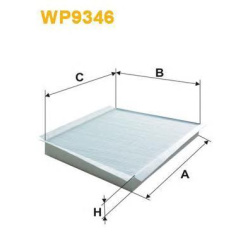 FILTER KABINE MERCEDES C-Klasa W203 papit 2000-2009 WIX