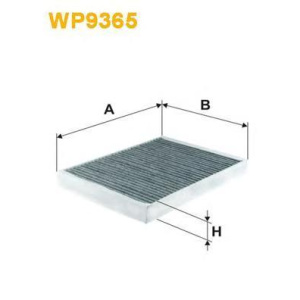 FILTER KABINE PEZO 407 - CITROEN C5 2008- karbon WIX