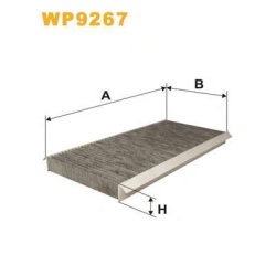 FILTER KABINE MERCEDES A-B-KLASA CARBON 2004-2012 WIX