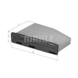 FILTER KABINE GOLF 5-6 - PASAT papir -2013 MAHLE