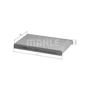 FILTER KABINE BMW E60-E61 papir 2004-2010 MAHLE