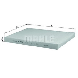 FILTER KABINE VW papir 1993-2005 MAHLE