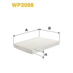 FILTER KABINE GOLF 7 papir 2012-2020 WIX