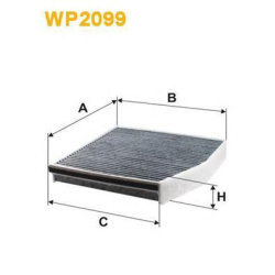 FILTER KABINE MB B-KL W242 11- WI