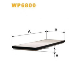 FILTER KABINE ASTRA F, CORSA B papir -2002 WIX