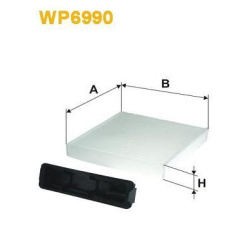 FILTER KABINE RENAULT CLIO 2-3 -2014 WIX