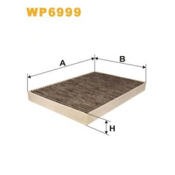 FILTER KABINE AUDI A6 2000-2008 carbon WIX