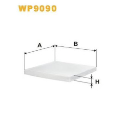 FILTER KABINE Volvo S/V40 95-04 Wix
