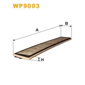 FILTER KABINE BMW 3 E46 carbon 1998-2010 WIX