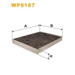 FILTER KABINE TRANSPOTER T5 carbon 2003- WIX