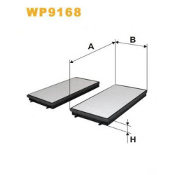 FILTER KABINE BMW E65-E66 papir wix