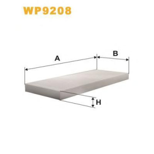 FILTER KABINE Peugeot Expert/SCU pap -06 Wix