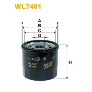 FILTER ULJA CHEVROLET AVEO-SPARK 1.2i 2008-2011 WIX