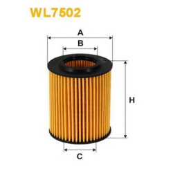 FILTER ULJA BMW F20 116i -2016 WIX
