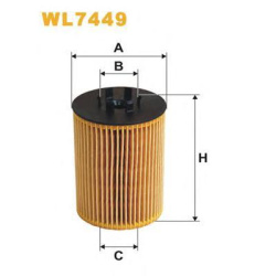 FILTER ULJA BMW 5-6-7 X5 4.5 2001-2006 WIX