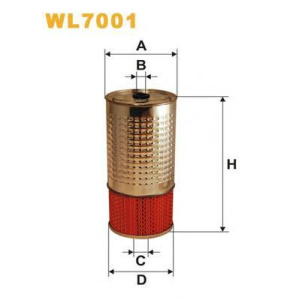 Filter ulja MERCEDESes Benz 123 200/220D 79-85
