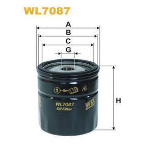 FILTER ULJA OPEL 1.6-1.7 Dizel ASTRA F - VECTRA A - KADET D-E -1994 WIX