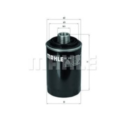 FILTER ULJA AUDI A3 A4-Q5 1.8-2.0 2004-2016 MAHLE