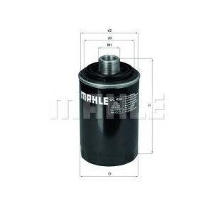 FILTER ULJA AUDI A3 A4-Q5 1.8-2.0 2004-2016 MAHLE