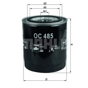 FILTER ULJA AUDI A4-A6-A8 2.8 1996-2005 MAHLE