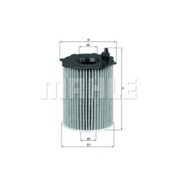 FILTER ULJA PEZO - FORD 1.6 hdi 2002-2021 MAHLE