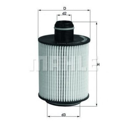 FILTER ULJA OPEL ASTRA J FIAT 1.3mjt-2.0cdti -2016 MAHLE