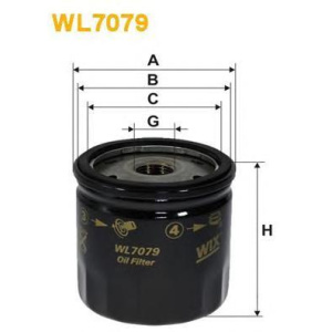 Filter ulja CHRYSLER ler PT Cruiser - Voyager / Renault 25 Wix