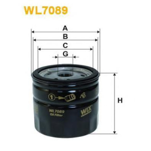 FILTER ULJA FORD FOCUS 1.8 TDCI 1998-2004 WIX