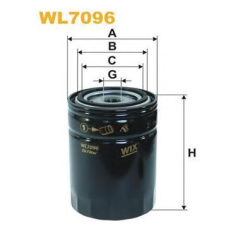 Filter ulja Land Rover Range Rover 2.4D -1990 Wix