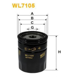 FILTER ULJA BMW E21-E30 1.6-2.0 M10 1971-1992 WIX