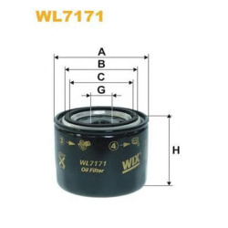 FILTER ULJA HYUNDAI i20-i30-i40-ix35-MAZDA 3 benzin -2015 WIX