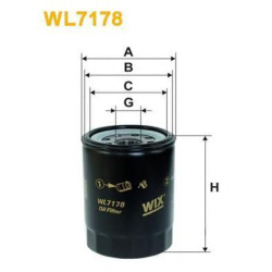 FILTER ULJA OPEL MONTREY-FRONTERA 2.5-3.1 TD MAZDA-MITSUBISHI WIX