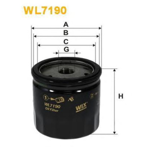 FILTER ULJA OPEL ASTRA F-G 1.7 TD -2005 WIX