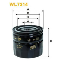 FILTER ULJA FORD MONDEO 2.5-3.0i 1996-2007 WIX