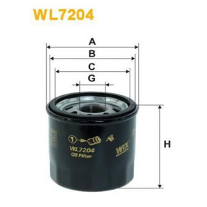 Filter ulja Renault Clio 2 1.2 16V D7F