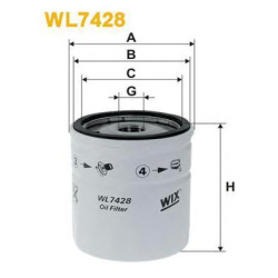 FILTER ULJA OPEL 1.4i-1.6i-1.8i -2010 WIX