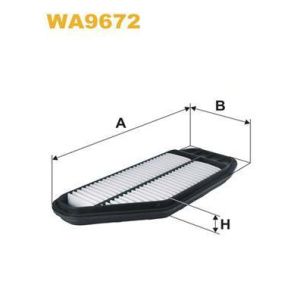 FILTER VAZDUHA CHEVROLET SPARK 1.0i-1.2i 2010- WIX