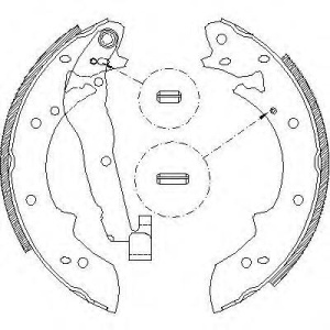 PAKNOVI RENAULT 21-PEUGEOT 405 -1996, 228x41mm ROAD HOUSE