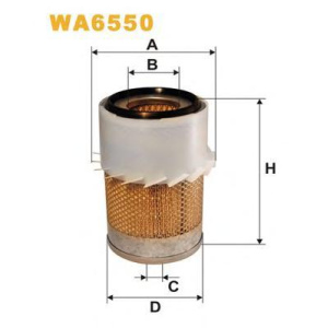 Filter vazduha Rover Land Rover 2.5 td 87-90 Wix