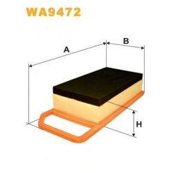 FILTER VAZDUHA PEZO 407 CITROEN 2.0i-3.0i 2004-2012 WIX