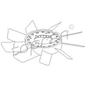VENTILATOR HLADNJAKA PERAJA BMW E30 E28 M20 TOPRAN